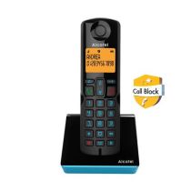 Ασύρματο τηλέφωνο με δυνατότητα αποκλεισμού κλήσεων S280 EWE μαύρο/μπλε Alcatel