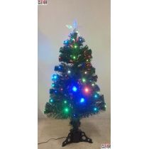 Χριστουγεννιάτικο δέντρο αυτοφωτιζόμενο ύψους 150cm με πολύχρωμα λαμπάκια led