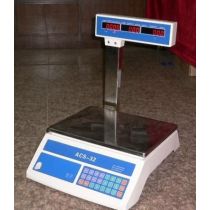 Εργαστηριακή ηλεκτρονική ζυγαριά 30 kgr με μπράτσο και υπολογισμό συνόλου αξίας