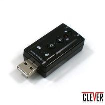 Αντάπτορας ήχου για σύνδεση ηχείων σε USB θύρα υπολογιστή και προσομοίωση σε περιβάλλον 7.1 καναλιών