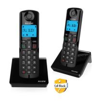 Ασύρματο τηλέφωνο με δυνατότητα αποκλεισμού κλήσεων S250 DUO Alcatel
