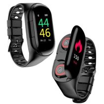 CleverBand™ - Πρωτοποριακό fitness tracker - Ρολόι - Πιεσόμετρο - Θερμιδομετρητής – Βηματομετρητής – Αναλυτής ύπνου – Με Bluetooth ακουστικά για σύνδεση στο κινητό σας – Ειδοποιήσεις από το κινητό σας