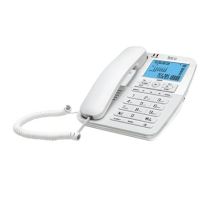Ενσύρματο τηλέφωνο με αναγνώριση κλήσης Λευκό Telco GCE 6215