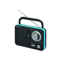 Φορητό ραδιόφωνο μπαταρίας και ρεύματος Μαύρο με Μπλε TR-412 Audioline