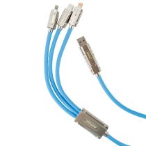 Καλώδιο φόρτισης και δεδομένων USB & Type-C σε Type-C, Lightning & micro usb 120watt
