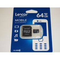 Κάρτα μνήμης 64 GB Micro SD Class 10 με sd αντάπτορα