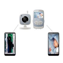 Μίνι κάμερα Ip με μόνιτορ για επίβλεψη μωρών-ηλικιωμένων - οικιών - καταστημάτων κ.λ.π. με αμφίδρομη επικοινωνία και δυνατότητα απομακρυσμένης καταγραφής