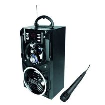 Multimedia Σύστημα Bluetooth Karaoke με Μικρόφωνο + Τηλεχειριστήριο + LED Οθόνη - USB SD MP3 Player