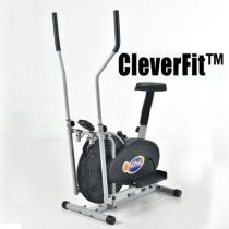 CleverFit™ – Ελλειπτικό & Ποδήλατο & Στέπερ Γυμναστικής 3 σε 1 – Έξυπνο Πολυμηχάνημα – Ρυθμιζόμενη Αντίσταση – Λειτουργεί Χωρίς Ρεύμα – Οθόνη LCD Μέτρησης θερμίδων, απόστασης,χρόνου, ταχύτητας 