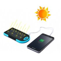 Αδιάβροχος ηλιακός φορτιστής - φακός επιβίωσης αντικραδασμικός για κινητά -mp3 - mp4 - pda - camera Powerbank 10000mAh