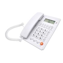Ενσύρματο τηλέφωνο με αναγνώριση κλήσης Λευκό Telco ΤΜ-PA117