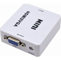 Μετατροπέας σήματος VGA Θηλυκό & Audio σε HDMI Θηλυκό OEM