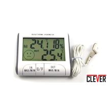 Ψηφιακό θερμόμετρο - υγρασιόμετρο με εξωτερικό αισθητήρα