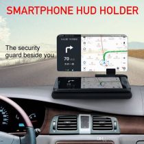 Βάση Κινητού με Οθόνη Αντανάκλασης - Καθρέπτη Αυτοκινήτου Αντιολισθητική HUD Head Up Display - Universal Smartphone Holder & HUD Display