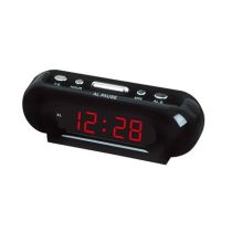 Ψηφιακό ρολόι ρεύματος ξυπνητήρι 220 volt με μεγάλα φωτιζόμενα ψηφία