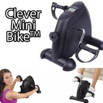 Clever Mini Bike™ – Μίνι ποδήλατο γυμναστικής που χωράει παντού – Ρυθμιζόμενη αντίσταση – Αντιολισθητικές βάσεις – Ιμάντες από καουτσούκ στα πετάλια – Οθόνη LCD – Μετρήσεις απόστασης, θερμίδων, χρόνου