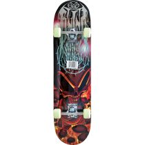 ΤΡΟΧΟΣΑΝΙΔΑ "SKATEBIRD" SKULL ΜΕ ΤΡΟΧΟΥΣ PU & ABEC-5