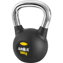 KETTLEBELL AMILA ΕΠΕΝΔΥΣΗ ΛΑΣΤΙΧΟ ΛΑΒΗ ΧΡΩΜΙΟΥ 10KG