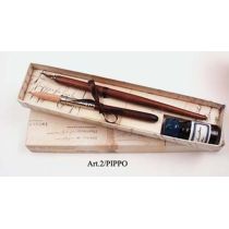 Πένα Ξύλινη χειροποίητη - Μολύβι με μελάνι FRANCESCO RUBINATO 2