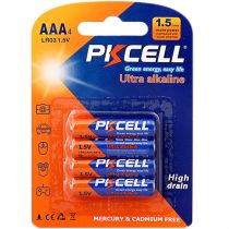 4 μπαταρίες αλκαλικές AAA 1.5V LR03 PKCELL
