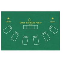 Τσόχα Black Jack Διπλής Όψης 6 παιχτών Texas Hold'Em Poker