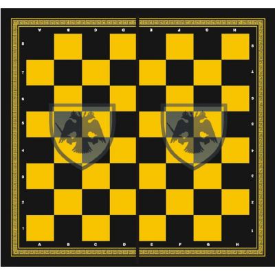 Τάβλι - Σκάκι ΑΕΚ 50X50X7 cm τύπου φορμάικα 1048ΓΚΑΕΚ