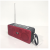 ​Ηλιακό ασύρματο ηχείο Bluetooth με karaoke κόκκινο και μικρόφωνο Joc H1655MIC