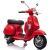 ​​Παιδική ηλεκτρική Vespa Piaggio Vintage Original 12V Κόκκινη Skorpion Wheels 5245050