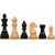​Τάβλι - Σκάκι Οξιάς Τύπωμα Καρυδιάς 48Χ48cm + Πιόνια Πλαστικά 7cm Μπέζ-Μαύρο 165gr SuperGifts 501901502106