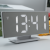 Εντυπωσιακό Ψηφιακό Επιτραπέζιο Ρολόι/Ξυπνητήρι με Μεγάλη Οθόνη Καθρέφτη