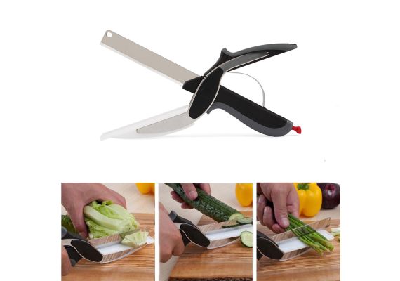 Μαχαίρι Κουζίνας 2 σε 1 Samrt Cutter