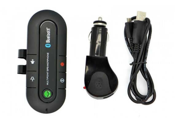 Bluetooth Αυτοκινήτου V4.0 με Ενσωματωμένη Μπαταρία - Car Kit Bluetooth OEM 21976