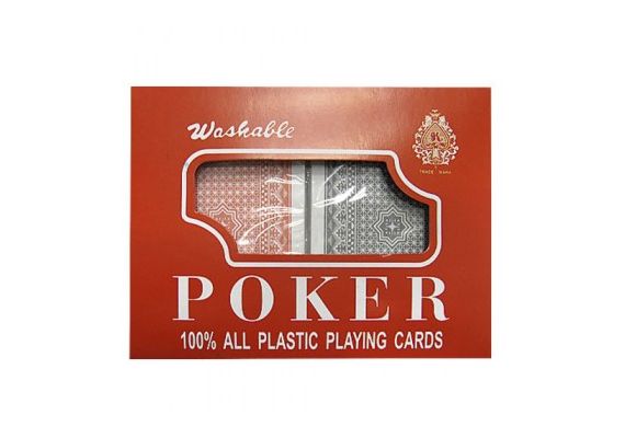 Τράπουλα διπλή 100% πλαστική Royal Plastic Playing Cards