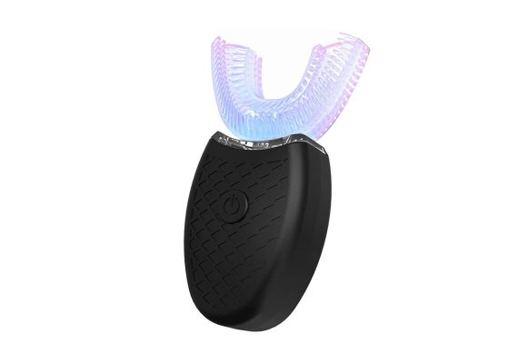CleverBrusher&#x2122; - Επαναστατική Αυτόματη Οδοντόβουρτσα 360° - Εύκολο - Γρήγορο Βούρτσισμα + Λέυκανση Δοντιών και Αφαίρεση Πλάκας σε Χρόνο Ρεκόρ με Χρήση Ψυχρού φωτός - Τεράστια Αυτονομία - ΟΕΜ
