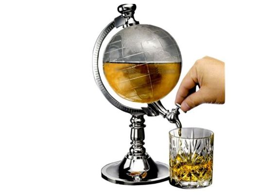 Διανομέας ποτών υδρόγειος σφαίρα 1,5 Lt OEM Globe Drink Dispenser