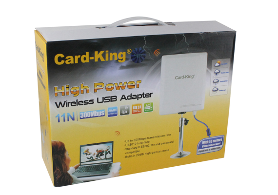 Εξωτερικής Χρήσης Κεραία δικτύου 300Mbps WiFi 20 dΒi EDUP Card King KW-3016N