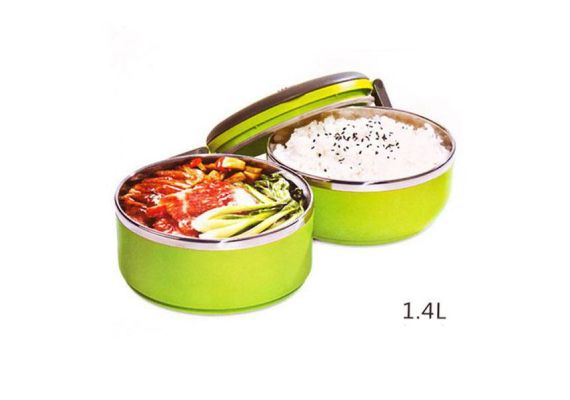 Σετ 2 Ισοθερμικών δοχείων φαγητού STAINLESS STELL LUNCH BOX