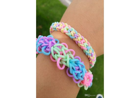 Φωσφοριζέ Mixed Jelly λαστιχάκια για τον αργαλειό Rainbow Loom