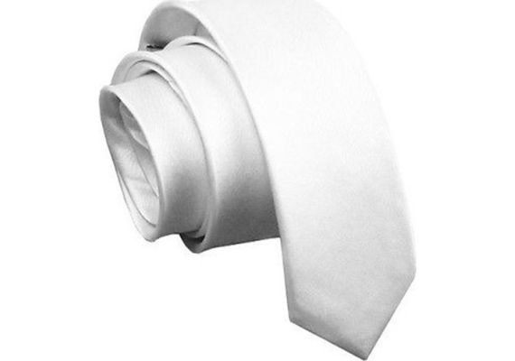 Γραβάτα μονόχρωμη άσπρη OEM 30140