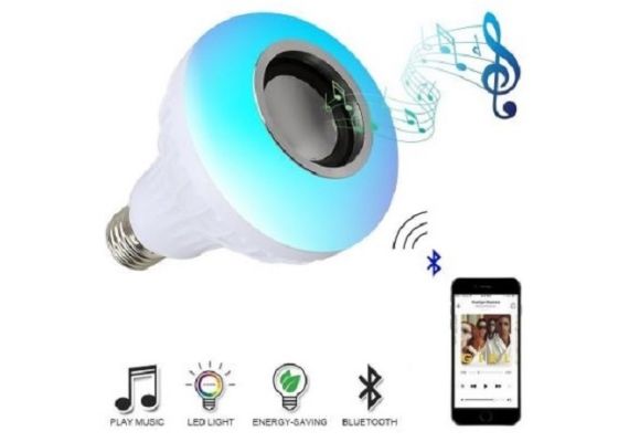 Λάμπα LED Έγχρωμη RGB E27 με Bluetooth 4.0 και μουσική Led Music Bulb