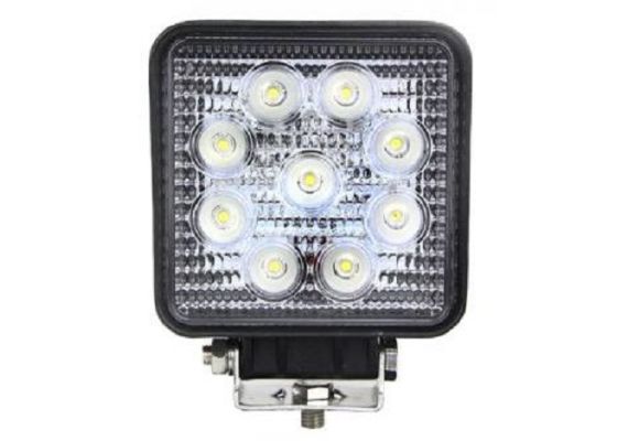 Προβολέας οχημάτων 12V 27w LED τετράγωνος OEM 06A