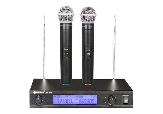 Karaoke ψηφιακό Studio Quality με 2 Ασύρματα Μικρόφωνα OEM WG-2009