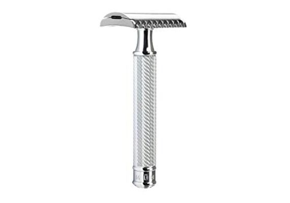 ​Πολυτελής μεταλλική ξυριστική μηχανή Mühle Pinsel Safety Razor R41