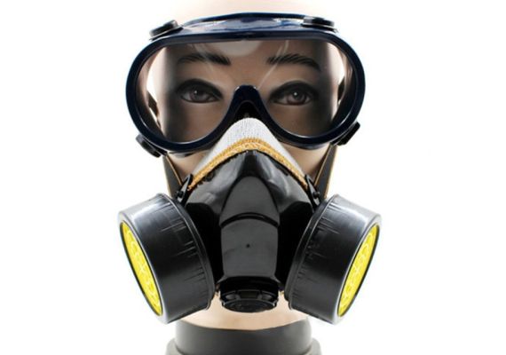 Σετ μάσκα εργασίας ματιών & Διπλού Αναπνευστήρα