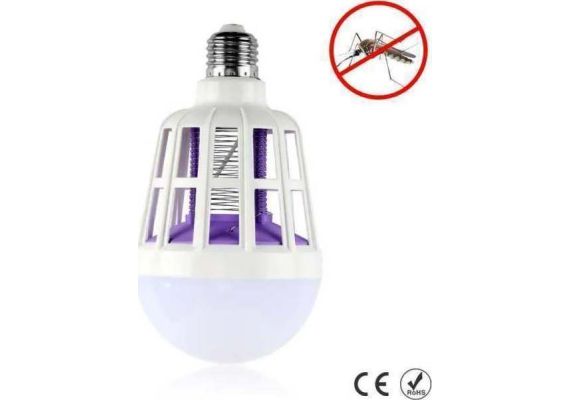 Λάμπα LED 15W & Ηλεκτρικό Εντομοκτόνο 2 σε 1 Εξολοθρευτής Εντομοπαγίδα Κουνουπιών