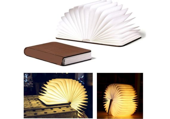 Φωτιστικό Αφής Led σε σχήμα βιβλίου που αλλάζει χρώμα, 1W, 3.7V, διαστάσεων 33x17x22cm Aria Trade