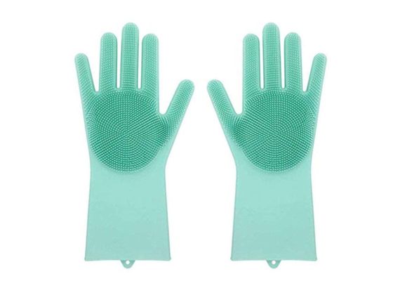 ​Γάντια πλυσίματος με ίνες σιλικόνης Magic Silicone Gloves