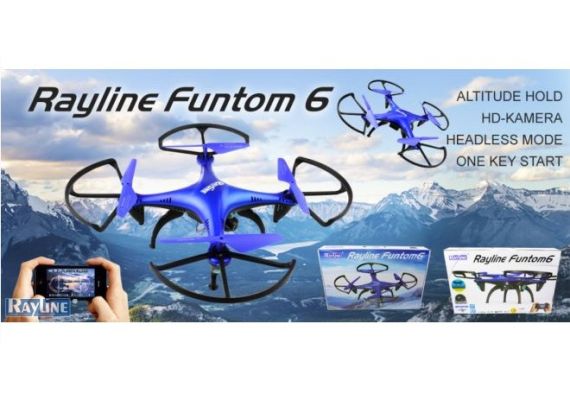 Rayline - Τετρακόπτερο Funtom 6 HD Rayline C02G0170189