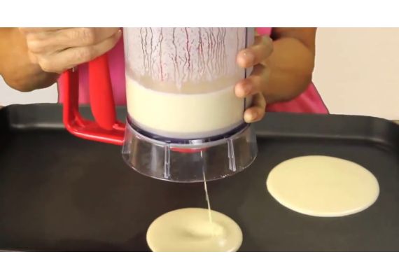 ​Χειροκίνητος διανομέας μίξερ υλικών για γλυκίσματα Pancake Machine