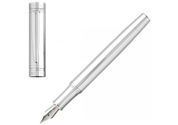 Πολυτελής μεταλλική πένα CERRUTI 1881 Fountain Pen Zoom Silver NST2092